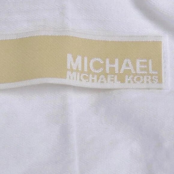 Michael Michael Kors White Button Down Dress Shirt Cotton Size 16 - Picture 6 of 10